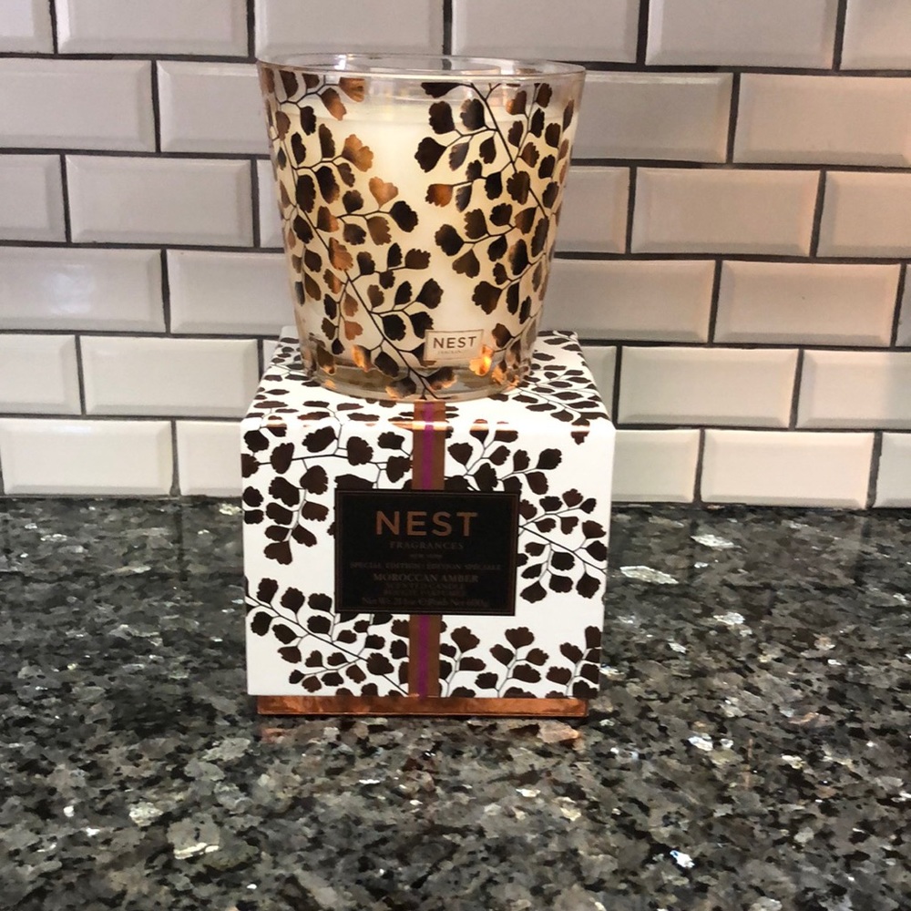 NEST Moroccan Amber 3 wick candle